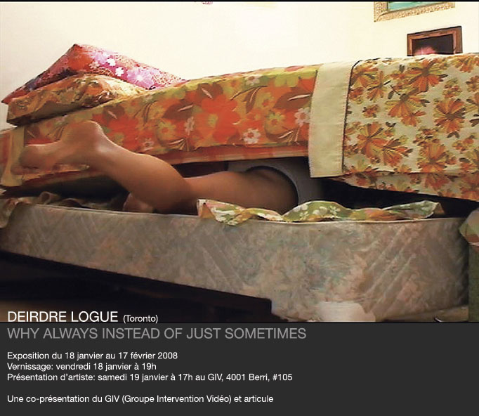 invite for exhibition by Deirdre Logue
