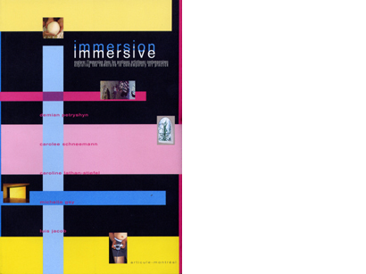 publication cover of IMMERSION/IMMERSIVE